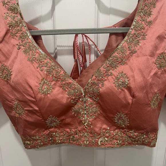 ✨Pink and Gold Indian Lehenga✨ - Picture 12 of 16